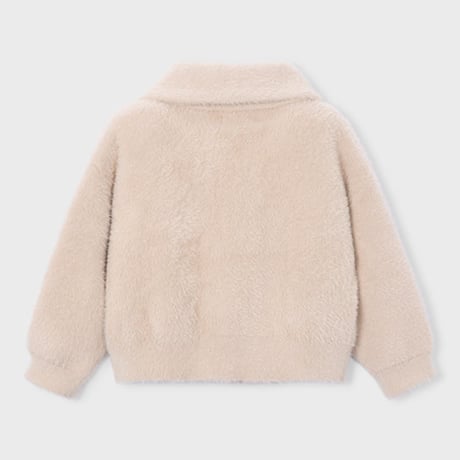 〈mayoral〉Faux Fur Zip-Up Jacket ※KIDS