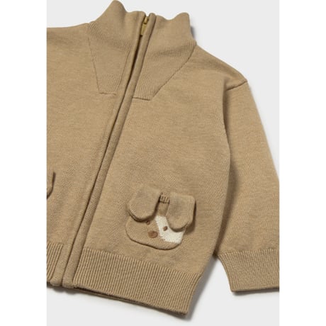 〈mayoral〉Puppies knitted zipper jacket ※BABY
