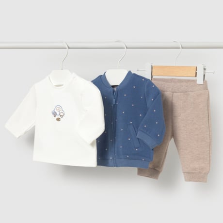 〈mayoral〉Tracksuit with T-Shirt(beige) ※BABY