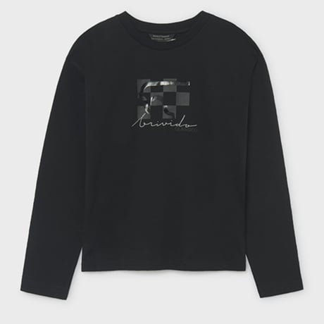 〈mayoral〉Boy's T-shirt（Black）※JUNIOR