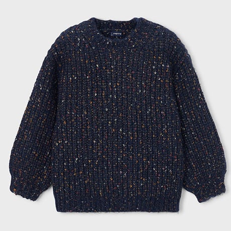 〈mayoral〉Tweed Knit Crewneck Sweater ※KIDS
