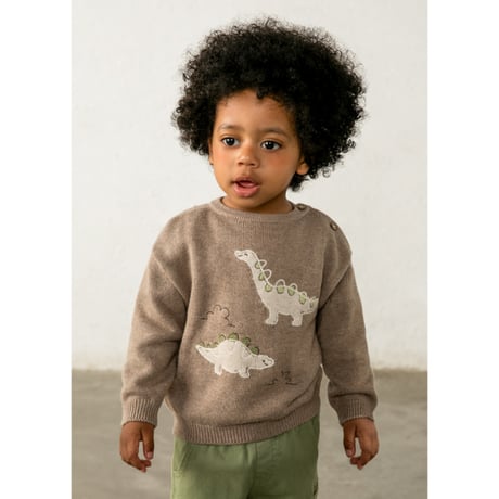 〈mayoral〉Baby intarsia sweater(dinosaur) ※BABY