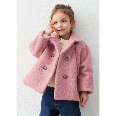 〈mayoral〉Coat with handbag(Pink)※KIDS