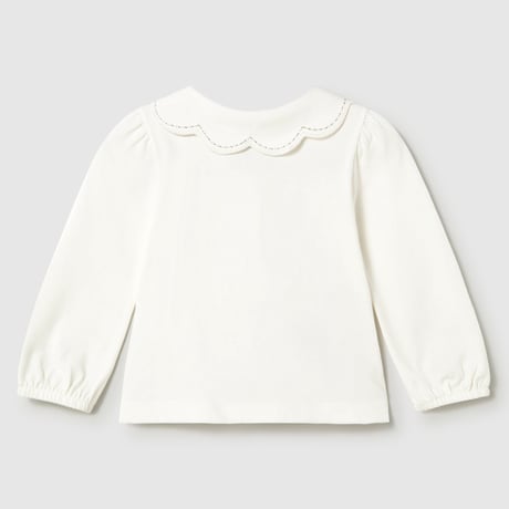 〈mayoral〉Baby polo shirt with a ruffled collar(champa) ※BABY