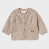 〈mayoral〉Knit cardigan(beige） ※BABY
