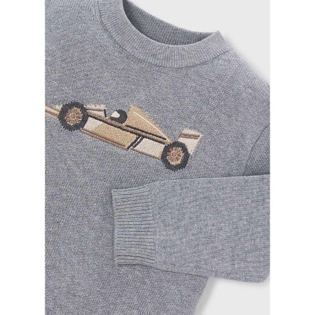 〈mayoral〉Boys' intarsia sweater(gray) ※KIDS