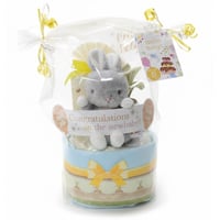 キャロットラペオリジナルダイパーケーキ〈Bunnies By The Bay〉"Rabbit" diaper cake ( Gray)