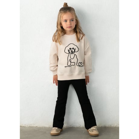 〈mayoral〉Dog-themed leggings and sweatshirt set ※KIDS