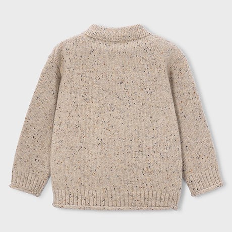 〈mayoral〉Tweed Knit Polo Sweater ※KIDS