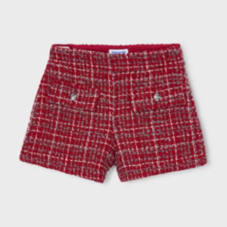 〈mayoral〉Red Tweed Smart Shorts (Red) ※KIDS