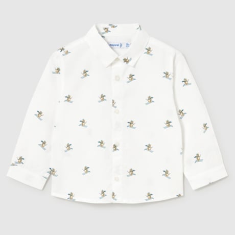 〈mayoral〉Printed baby shirt(ski) ※BABY