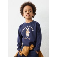 〈mayoral〉Boy dog t-shirt(navy) ※KIDS