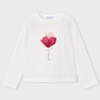 〈mayoral〉Girl t-shirt(white) ※KIDS