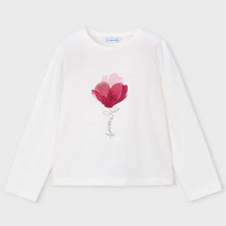 〈mayoral〉Girl t-shirt(white) ※KIDS