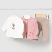 〈mayoral〉Girl 3-piece Leggings Set(pink) ※BABY