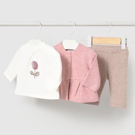 〈mayoral〉Girl 3-piece Leggings Set(pink) ※BABY