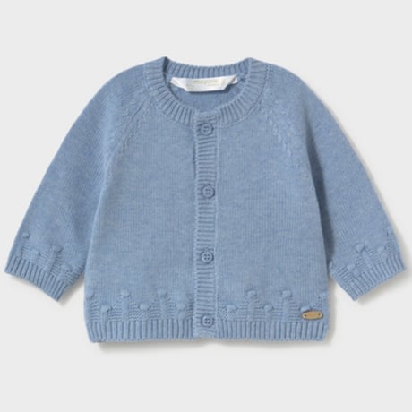 〈mayoral〉Knit cardigan(blue） ※BABY