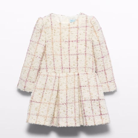 〈Abel&Lula〉 Checked tweed dress※KIDS&JUNIOR
