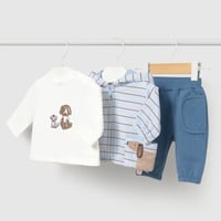 〈mayoral〉Tracksuit with T-Shirt(blue) ※BABY