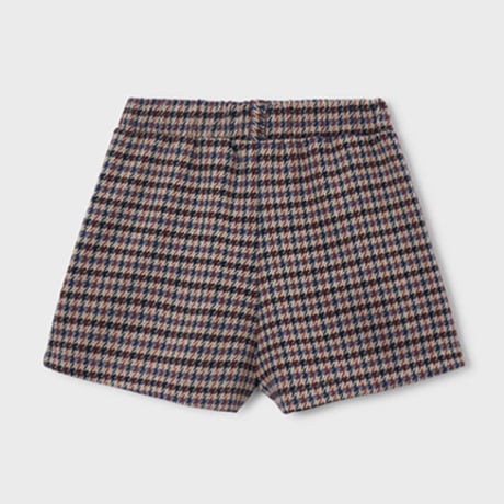 〈mayoral〉Houndstooth Checked Skort with Detachable Purse ※KIDS