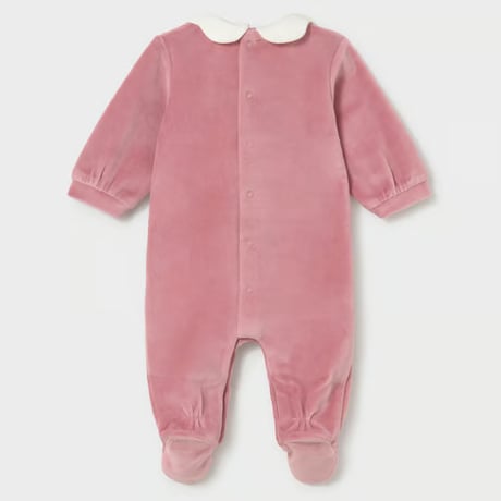 〈mayoral〉Velour romper (pink) ※BABY
