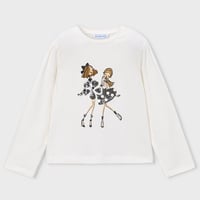 〈mayoral〉Girl t-shirt(black) ※KIDS