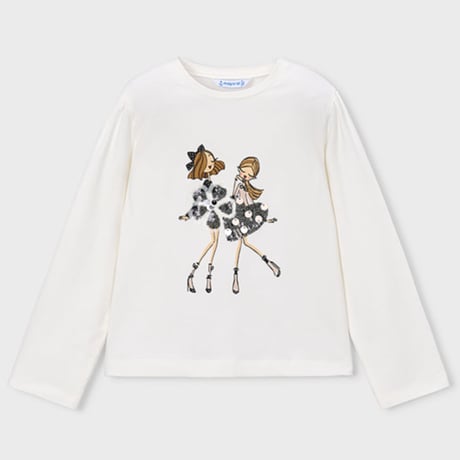 〈mayoral〉Girl t-shirt(black) ※KIDS