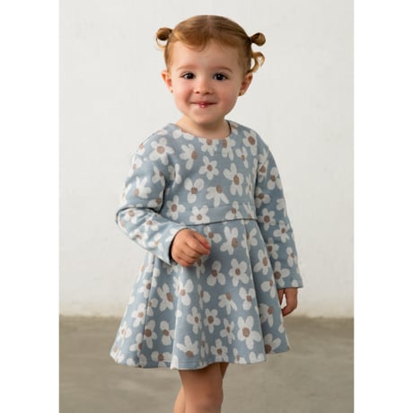 〈mayoral〉Jacquard print dress ※BABY