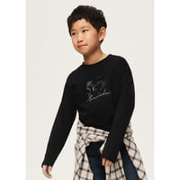 〈mayoral〉Boy's T-shirt（Black）※JUNIOR