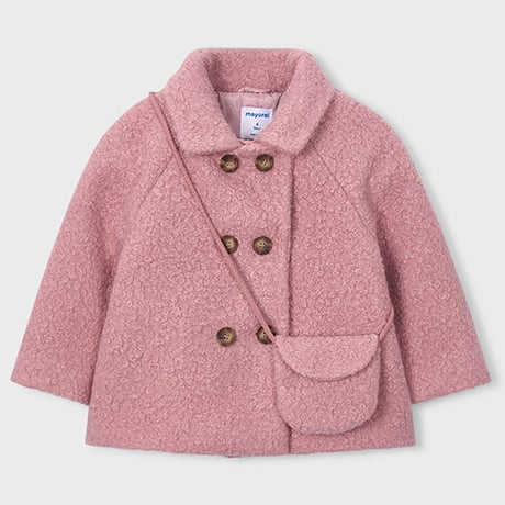 〈mayoral〉Coat with handbag(Pink)※KIDS