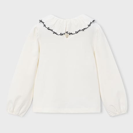 〈mayoral〉Girl ruffled neck blouse ※KIDS