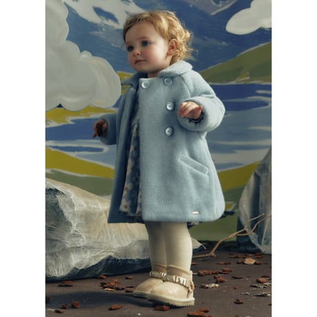 〈mayoral〉 Baby Coat（Light blue）※BABY