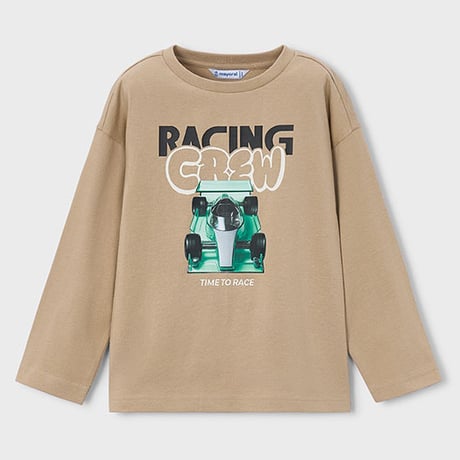 〈mayoral〉Boys' running T-shirt(beige) ※KIDS