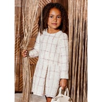 〈Abel&Lula〉 Checked tweed dress※KIDS&JUNIOR