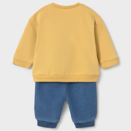 〈mayoral〉 trousers and jumper set (car) ※BABY