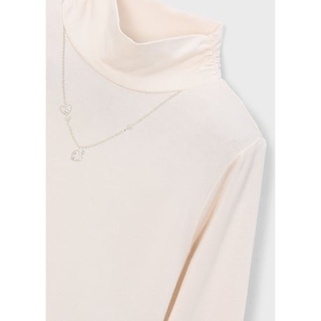 〈mayoral〉Mock neck top(off-white) ※KIDS
