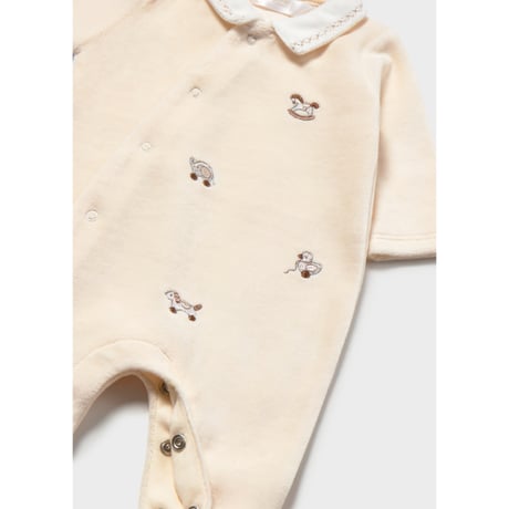〈mayoral〉Romper with rocking horse embroidery ※BABY