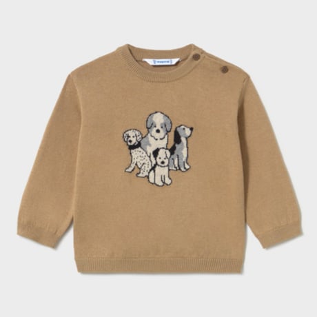 〈mayoral〉Baby animal intarsia jumper(dog) ※BABY