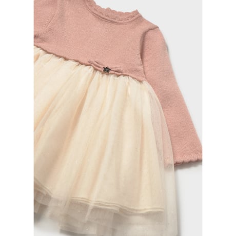 〈mayoral〉Tulle combo dress ※BABY