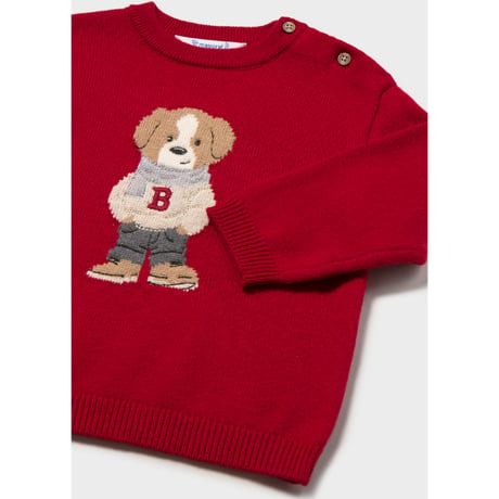 〈mayoral〉Baby intarsia sweater(red) ※BABY