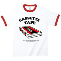 【Cassette tape/カセット・テープ】5.3オンス Tシャツ/WHRD/RT- 964
