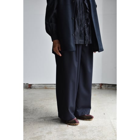 TOUJOURS /  2in-pleat  baggy pants