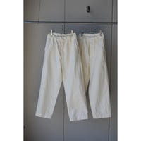 TOUJOURS / 13OZ cotton denim cloth easy fierd trousers
