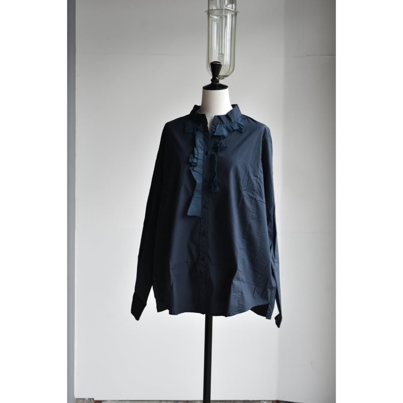 Kristensen Du Nord u-123 ブラウス ネイビー サイズ2 kristensen DU Nord / shirt | mysweetdog