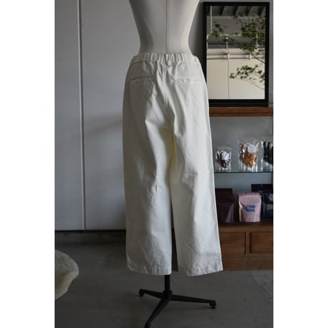 TOUJOURS / 13OZ cotton denim cloth easy fierd trousers