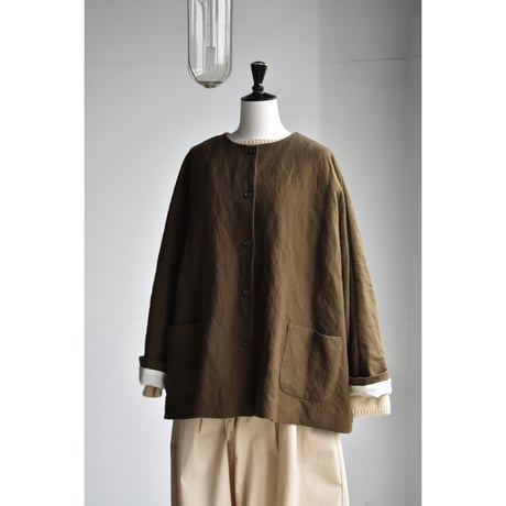 apuntob /  heavy wool  and cotton  jacket