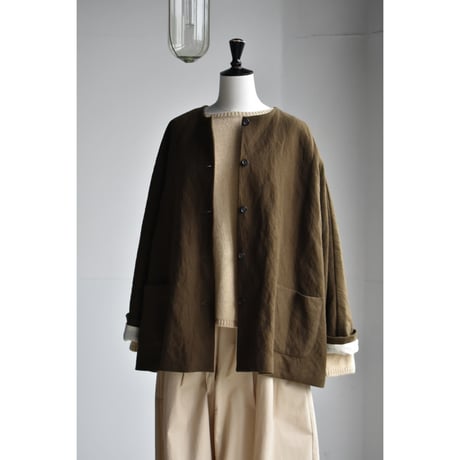 apuntob /  heavy wool  and cotton  jacket