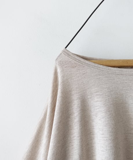 ichiAntiquités 1100956 Linen Loose T-shirt / 3 COLORS