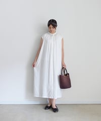 i c h i 260110 Rayon Linen Sleeveless Dress / 3 COLORS