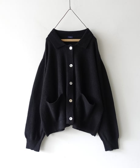 i c h i 260455  Collared Knit Cardigan / 4 COLORS